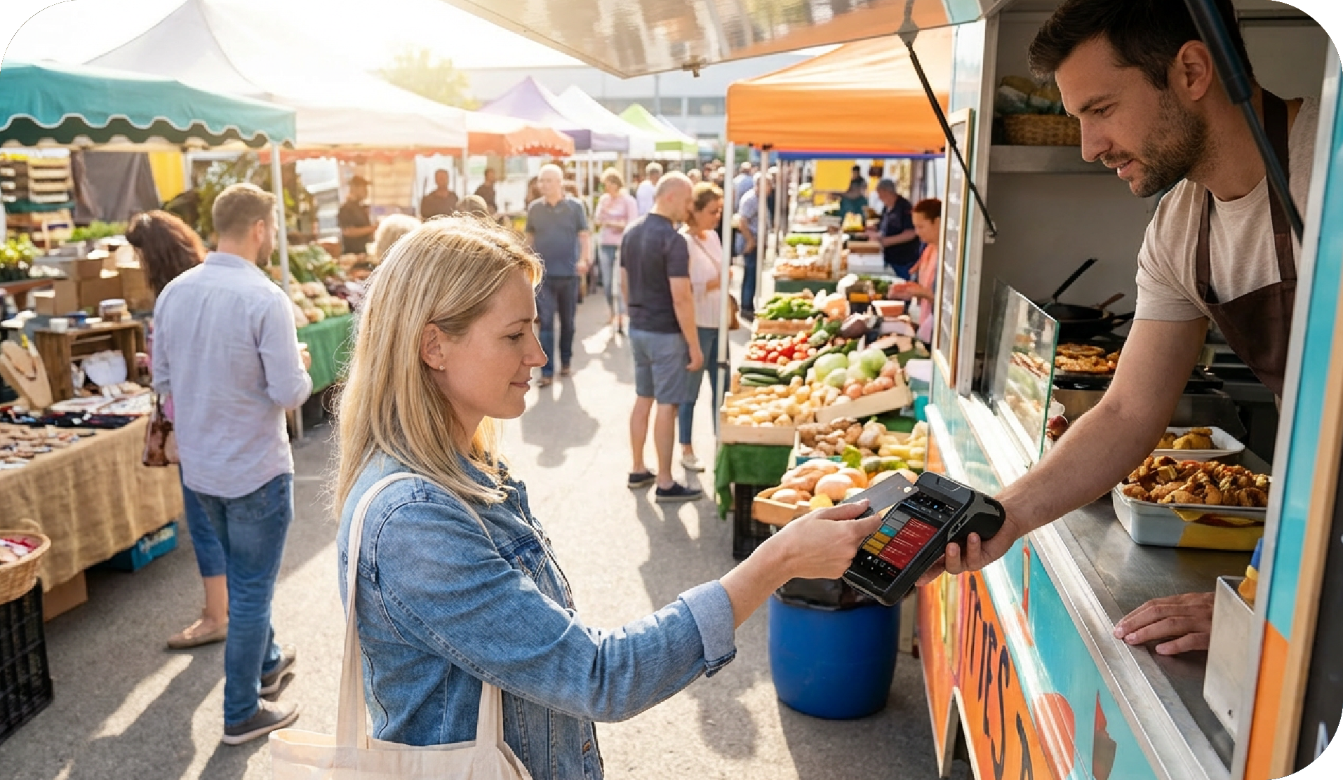 platba kartou foodtruck